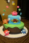 Kirby Lalala Lololo birthday cake